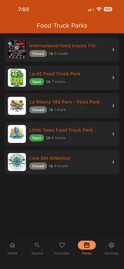 TruckFinderPR - Food Truck Parks